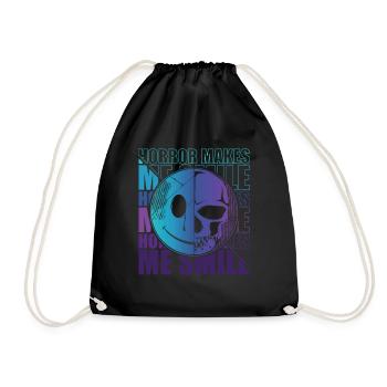 Zombie Horror Horror Film Festival + Halloween - Drawstring Bag - black - Front