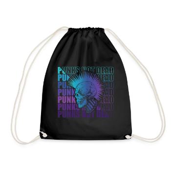 Punk Rock Pogo Anarchie Punks Punk Rocker Punk - Turnbeutel - Schwarz - Vorne