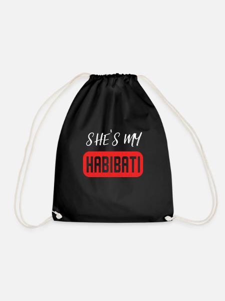 Elle est ma partenaire arabe musulmane préférée - Sac de sport léger - noir