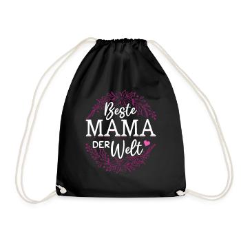 Pour la meilleure maman du monde! Pour la fête des mères - Sac de sport léger - noir - Devant