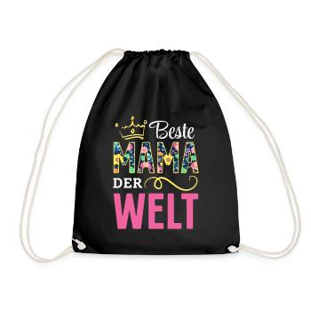 Pour la meilleure maman du monde! Pour la fête des mères - Sac de sport léger - noir - Devant