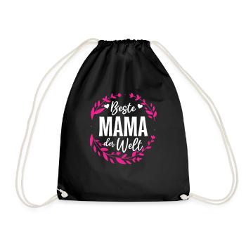 Pour la meilleure maman du monde! Pour la fête des mères - Sac de sport léger - noir - Devant