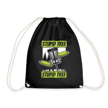 Stupid Tree Frisbee Golf Basket Disc Disc Golfer - Sac de sport léger - noir - Devant