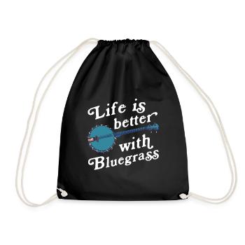 Chemises Banjo Pour Hommes Bluegrass Appalachia Folk - Sac de sport léger - noir - Devant