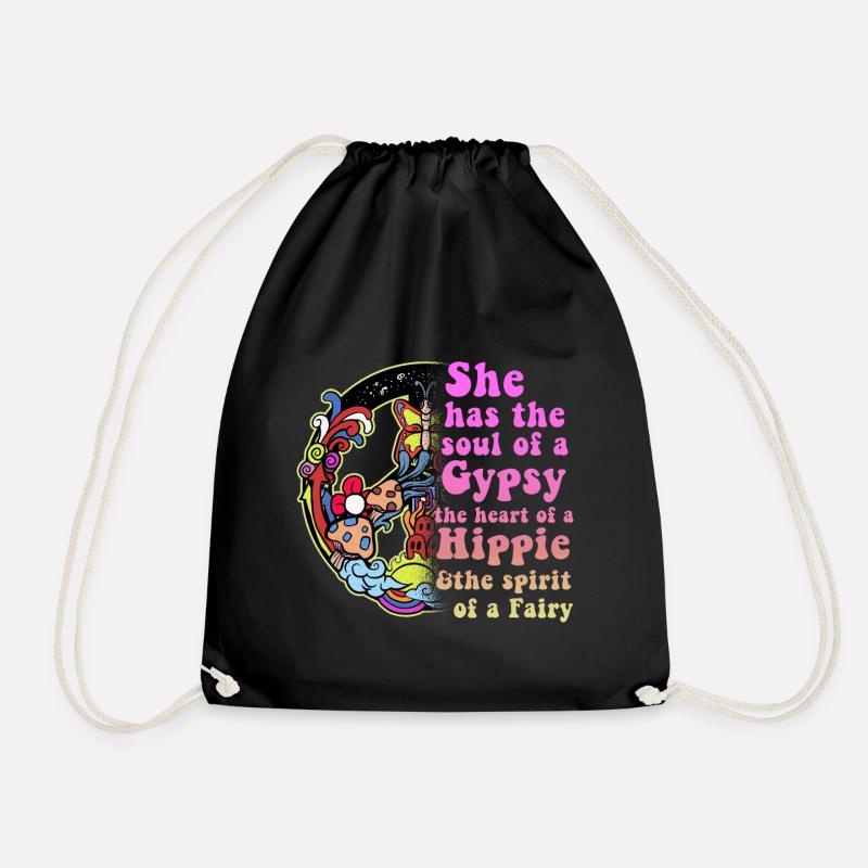 Hippie - Sac de sport léger - noir