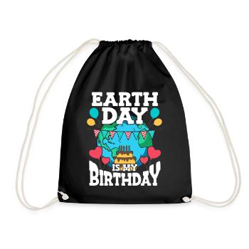 Le Jour de la Terre est ma fête d’anniversaire - Sac de sport léger - noir - Devant