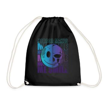 Zombie Horror Horror Film Festival + Halloween - Drawstring Bag - black - Front