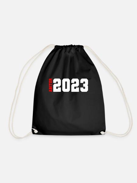 Abitur 2023 bestanden Abi Abiturient - Turnbeutel - Schwarz