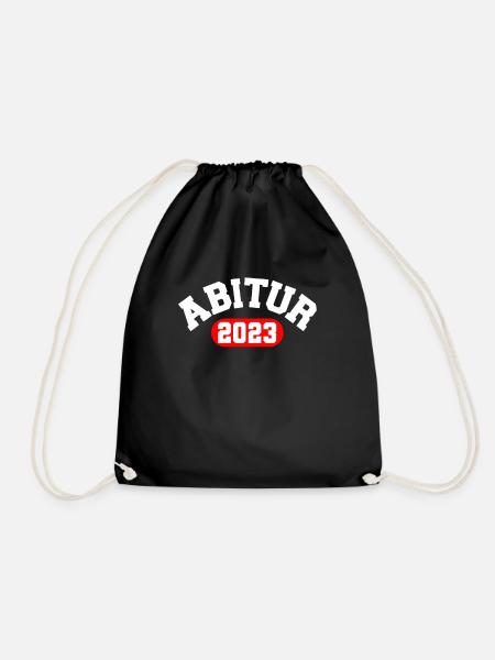 Abitur 2023 bestanden Abi Abiturient - Turnbeutel - Schwarz