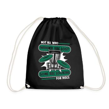 Certains sont à la recherche de disques Disc golfeur Frisbee - Sac de sport léger - noir - Devant