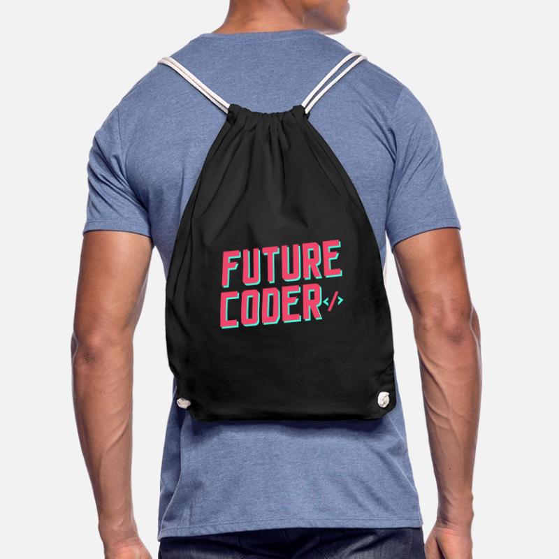 Future Coder Coding Code Programmer Drawstring Bag