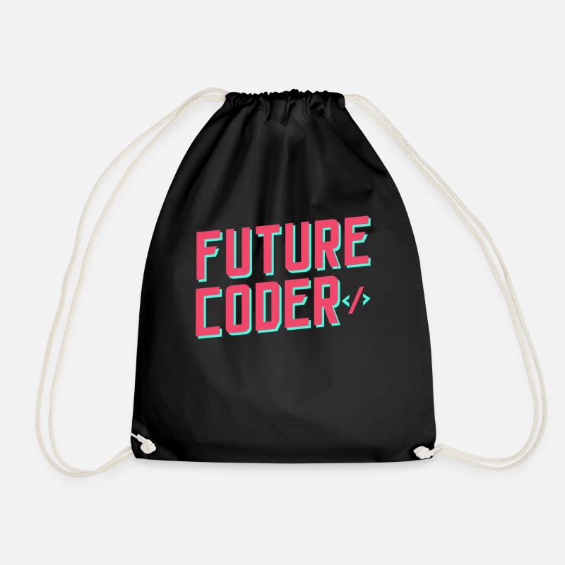 Programmeur de code de codage du futur codeur - Sac de sport léger - noir