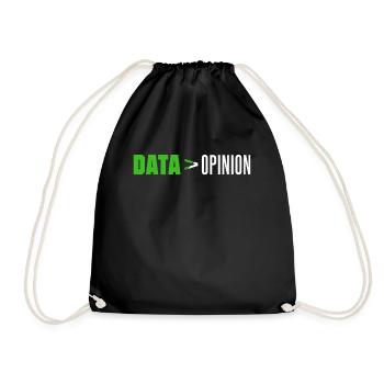 Données > opinion Code Coding Programmer Coder Coder - Sac de sport léger - noir - Devant