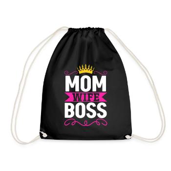 Pour la meilleure maman du monde! Pour la fête des mères - Sac de sport léger - noir - Devant
