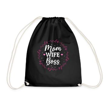 Pour la meilleure maman du monde ! Pour la fête des mères - Sac de sport léger - noir - Devant