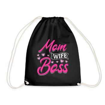 Pour la meilleure maman du monde ! Pour la fête des mères - Sac de sport léger - noir - Devant