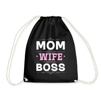 Pour la meilleure maman du monde! Pour la fête des mères - Sac de sport léger - noir - Devant