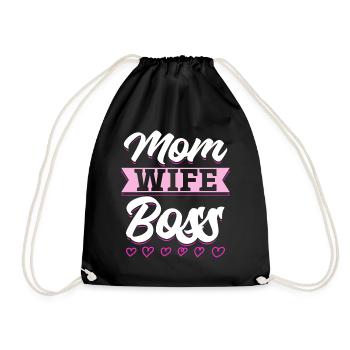 Pour la meilleure maman du monde! Pour la fête des mères - Sac de sport léger - noir - Devant