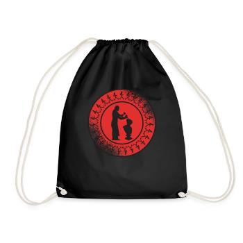 Stonemason Craftsmen Stone sculptors Sculptors - Drawstring Bag - black - Front