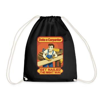 Charpentier-Charpentier Artisan Charpentier - Sac de sport léger - noir - Devant
