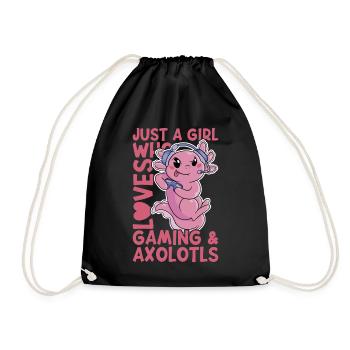 Axolotl - Sac de sport léger - noir - Devant