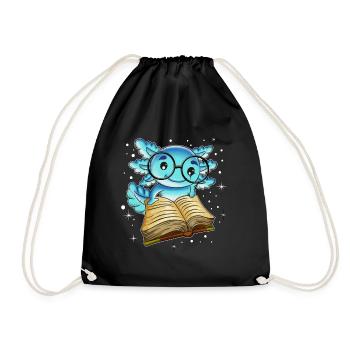 Enfants Histoires Livre Parents Lire Bandes dessinées Newt - Sac de sport léger - noir - Devant