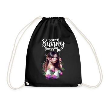 Sexy Bunny - certains lapins vous aiment - Sac de sport léger - noir - Devant