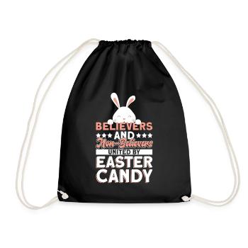 Atheist Easter Anti Religion Anti Church Atheism - Drawstring Bag - black - Front