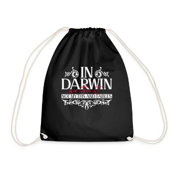 Nous faisons confiance à Darwin, pas aux mythes et aux mythes. - Sac de sport léger - noir - Devant