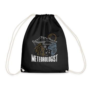 Météorologue Profession Météorologie Prévisions météorologiques - Sac de sport léger - noir - Devant