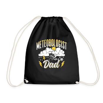 Météorologue Papa Météorologie - Sac de sport léger - noir - Devant