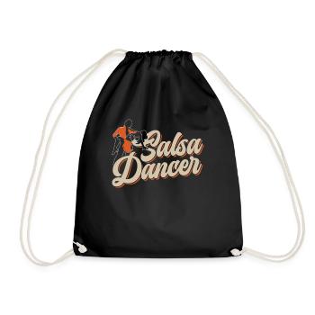 Danseur de salsa Hobby Dance Danse - Sac de sport léger - noir - Devant