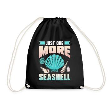 Only one mussel Mussel collectors - Drawstring Bag - black - Front