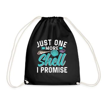 Only one more mussel promised Collect mussels - Drawstring Bag - black - Front