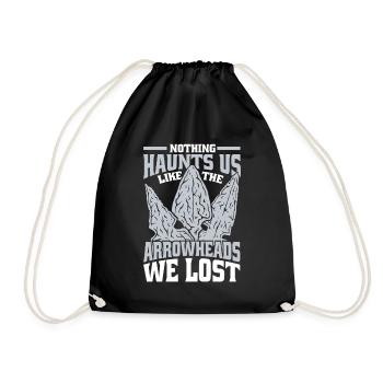 Like The Arrowheads We Lost Arrowhead Hunter - Turnbeutel - Schwarz - Vorne