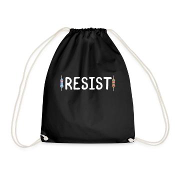 Physique Symbole Science Nerd - Sac de sport léger - noir - Devant