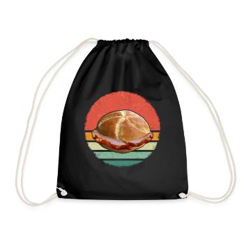 Leberkäs Bayern Leberkas Semmel Fleischkäse - Sac de sport léger - noir - Devant