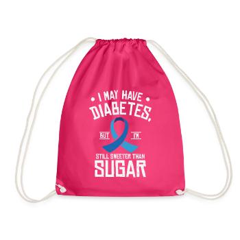 Pancréas diabétique - Sac de sport léger - fuchsia - Devant