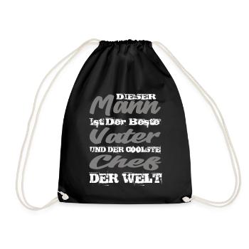 Chef - Turnbeutel - Schwarz - Vorne