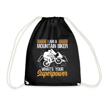 Je suis un vététiste quel est votre - Sac de sport léger - noir - Devant