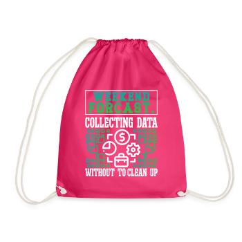 Collecting Data - Turnbeutel - Fuchsia - Vorne