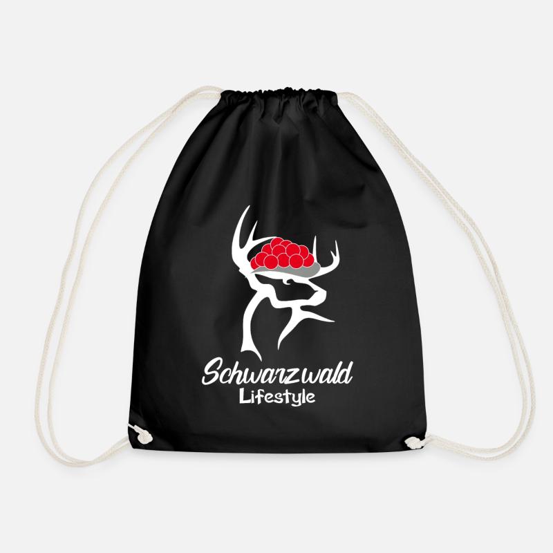 Schwarzwald Lifestyle - Turnbeutel - Schwarz
