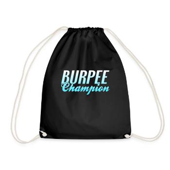 Burpee Champion - Drawstring Bag - black - Front
