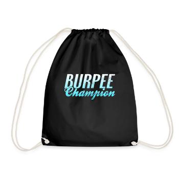 Burpee Champion - Drawstring Bag - black - Front