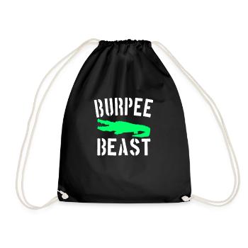 Burpee Beast - Turnbeutel - Schwarz - Vorne