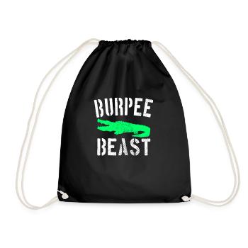 Burpee Beast - Turnbeutel - Schwarz - Vorne
