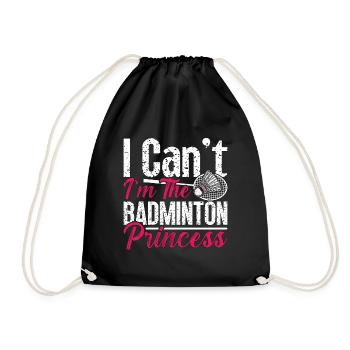 Badminton I Can't I'm The Shuttlecock Player Lover - Sac de sport léger - noir - Devant
