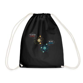 J’ai perdu un électron - Sac de sport léger - noir - Devant
