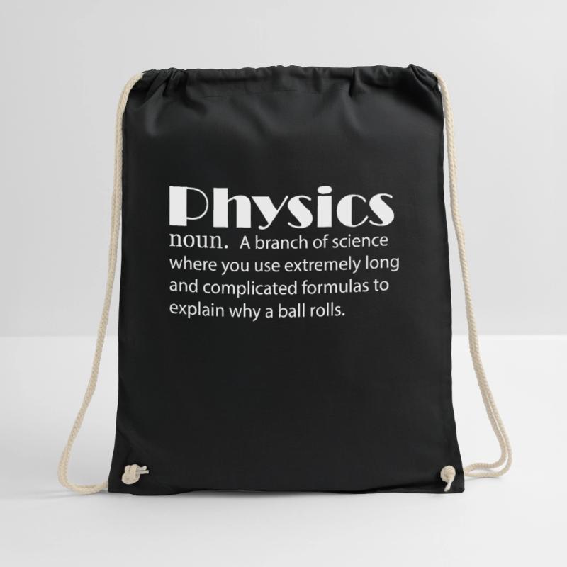 Physics Definition Physicist Drawstring Bag