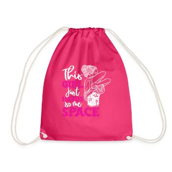 Cette fille a juste besoin d’un photographe d’astronomie spatiale - Sac de sport léger - fuchsia - Devant